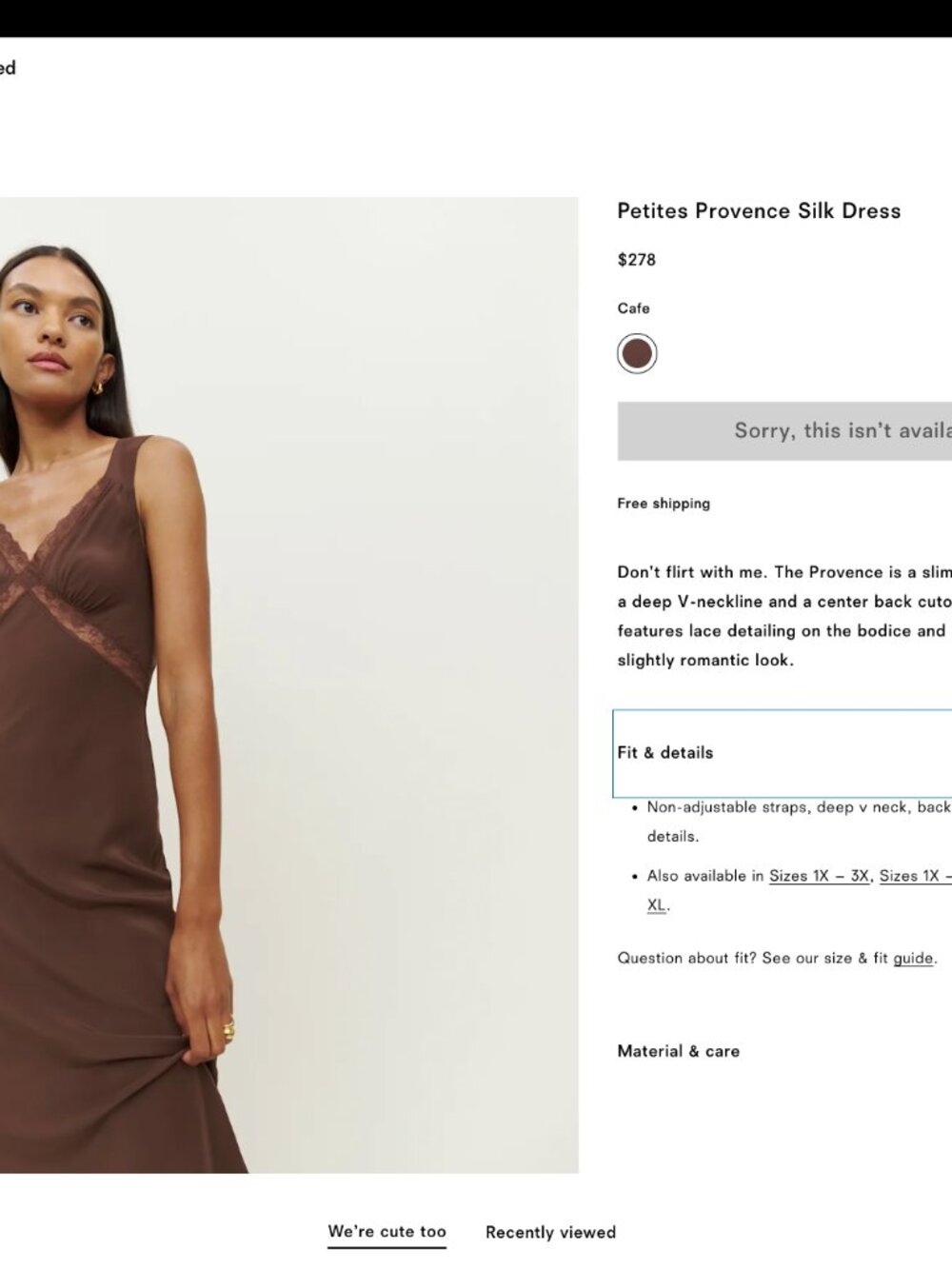 Reformation Silk Dress - Picture 8 of 8